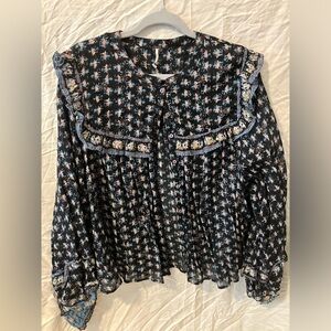 Women’s Free People button down shirt size large
